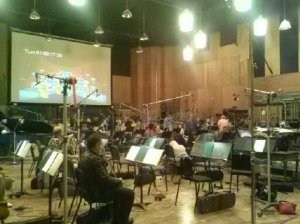 Family Guy scoring session at FOX.